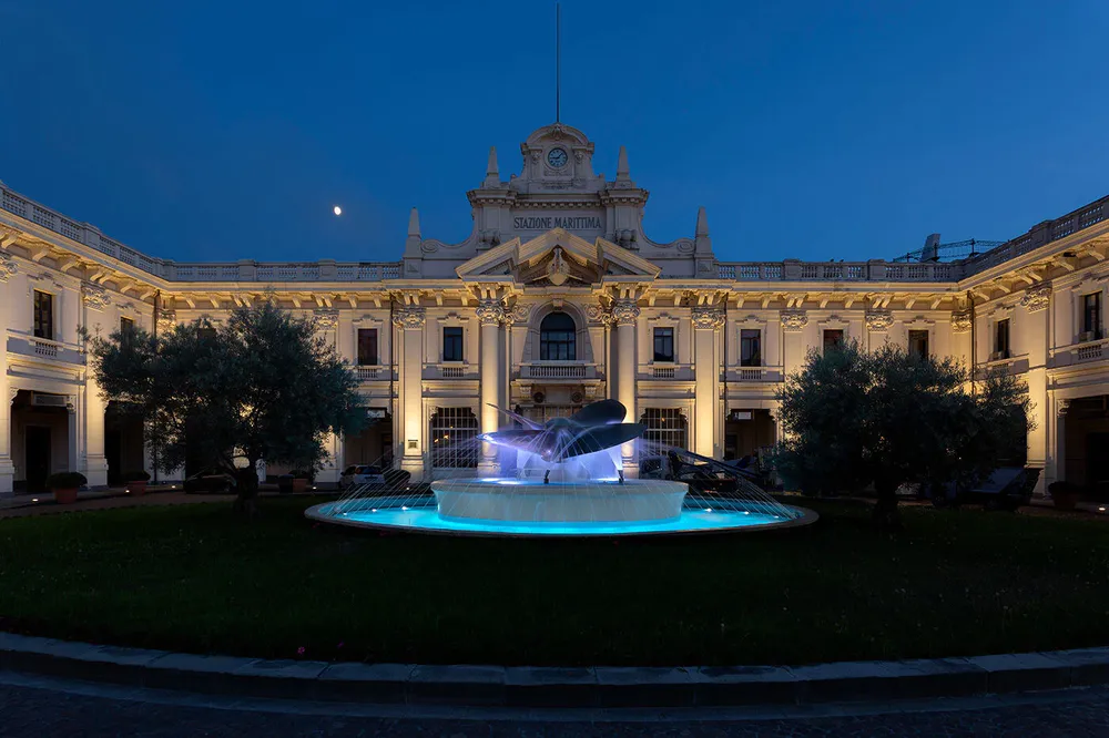 The maritime station in Genoa