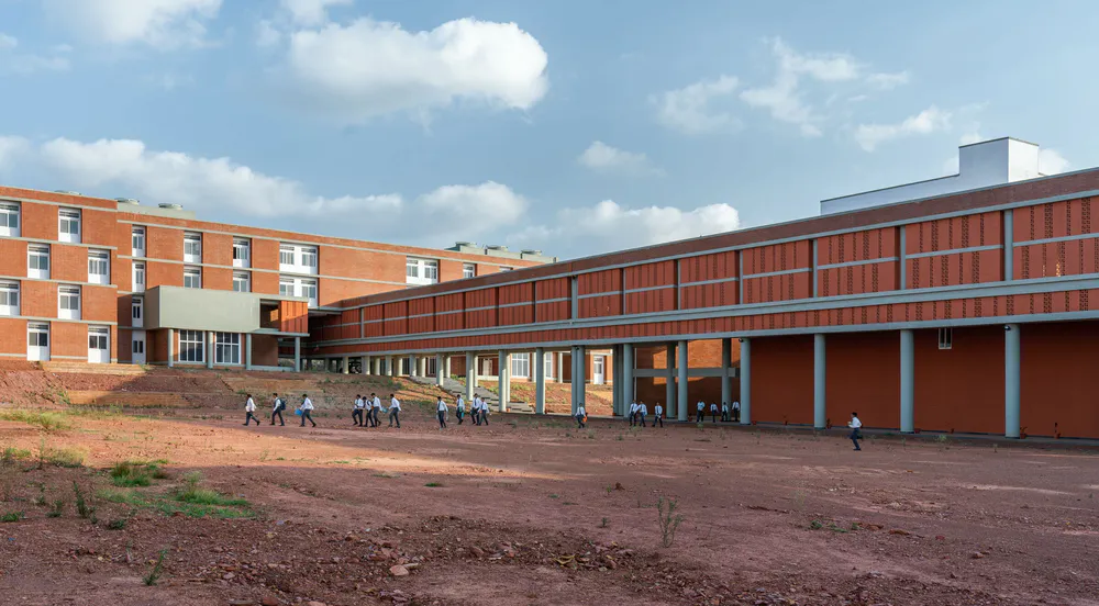 Academic block- The Sangolli Rayanna Sainik school