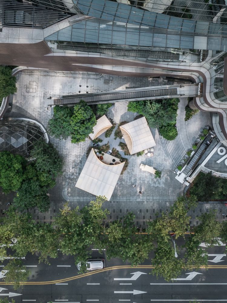 间筑设计丨间园 ：闹市中的空间装置设计 丨中国上海