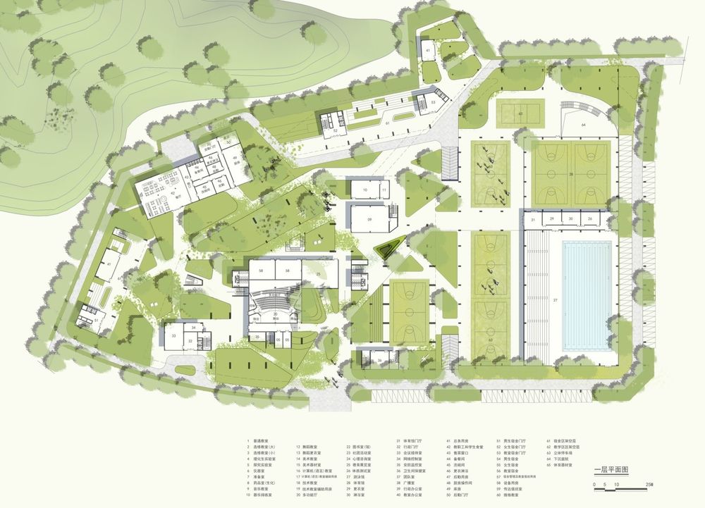 HDD华都设计丨深圳市第三十三高级中学 建筑设计 丨中国深圳