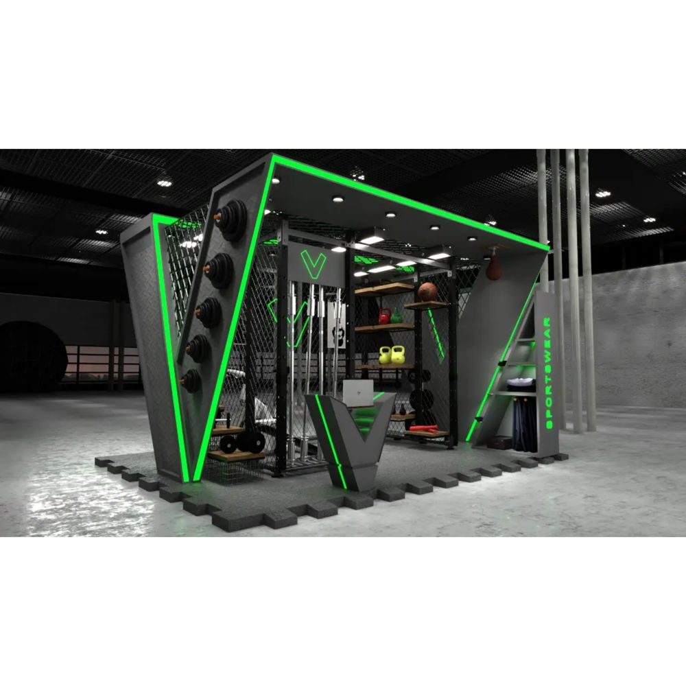 booth design for gym