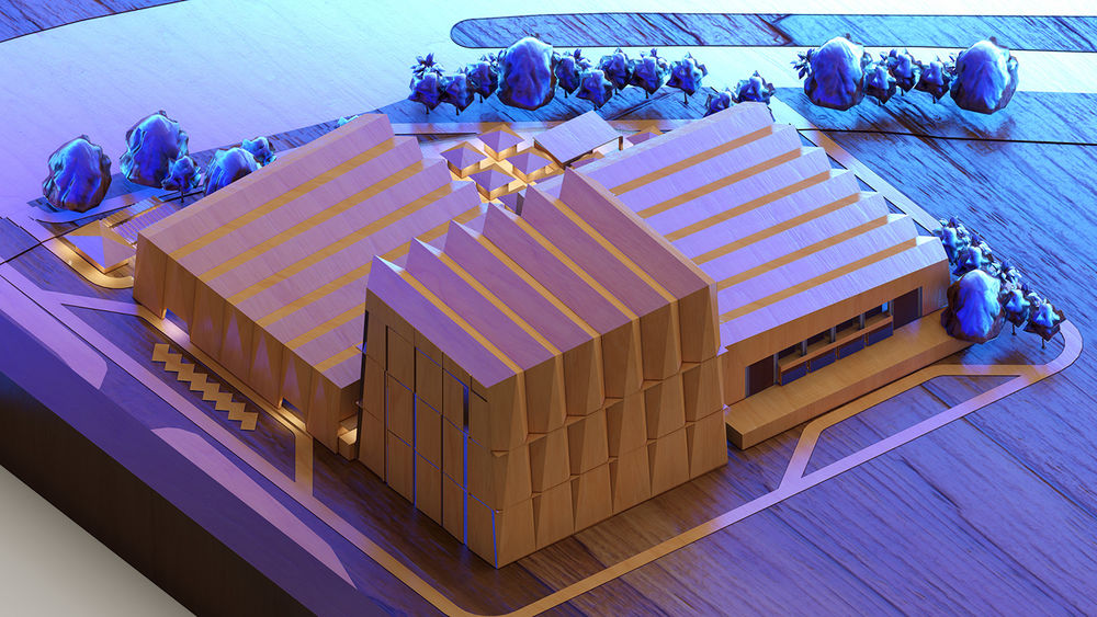 Gar/s Sport Center // maquette render (Studio Project)