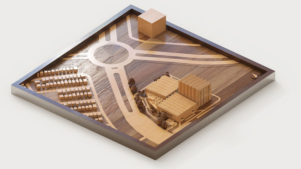 Gar/s Sport Center // maquette render (Studio Project)
