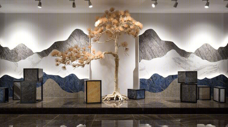 现代中式展厅设计 | 乾晖陶瓷总部展厅