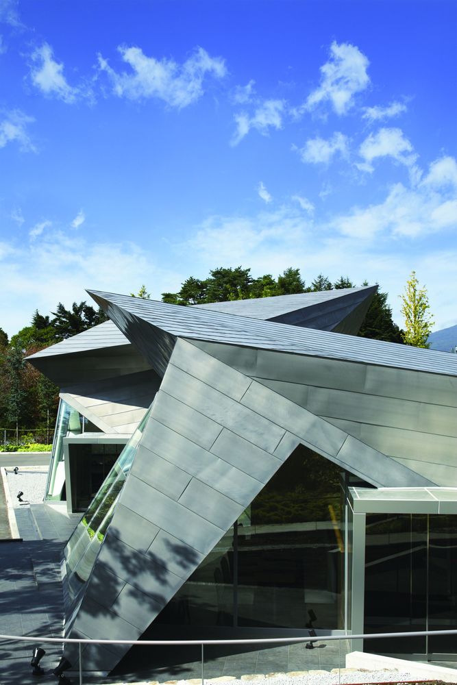 折纸艺术融入建筑设计 日本 Karuizawa 博物馆综合体