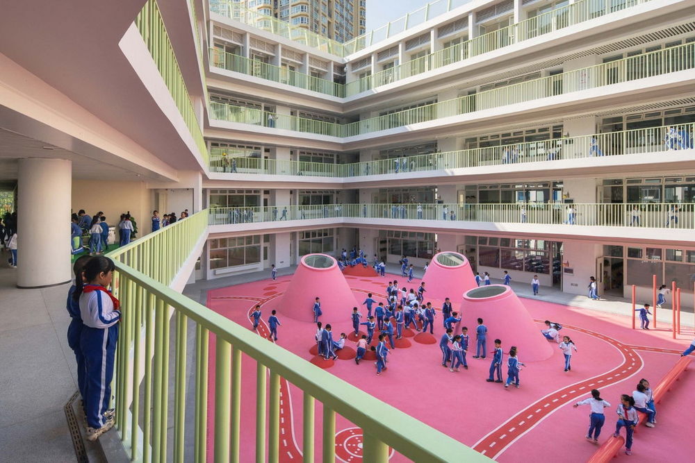 一十一建筑丨深圳福田新沙小学 建筑设计 丨中国深圳
