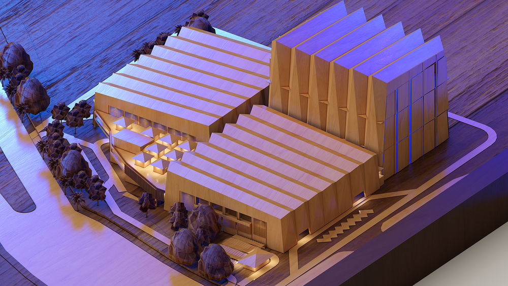 Gar/s Sport Center // maquette render (Studio Project)