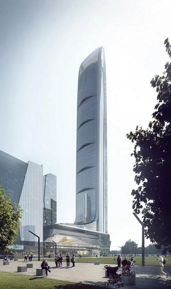 石家庄 450 米地标建筑——天山世界之门设计亮点解读