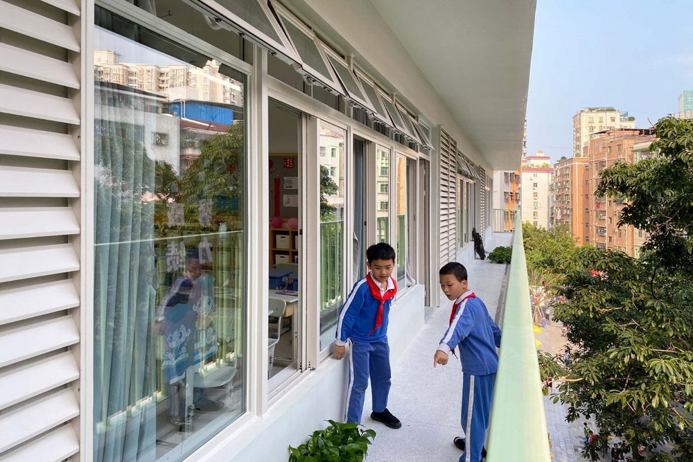 一十一建筑丨深圳福田新沙小学 建筑设计 丨中国深圳