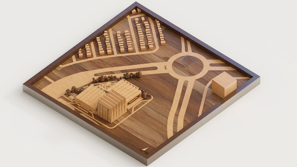 Gar/s Sport Center // maquette render (Studio Project)