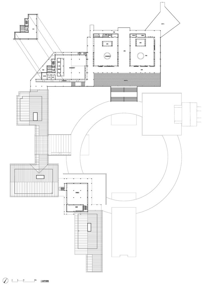 街子古镇梅驿广场与青鸾公园 | 山水画卷中的公共空间