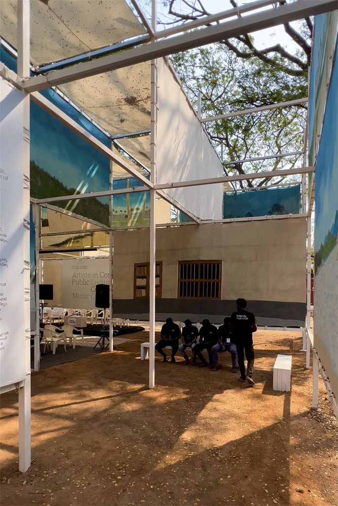 「幕后」布景画廊 | 2023 ITFOK 临时展馆 / LIJO.RENY.architects