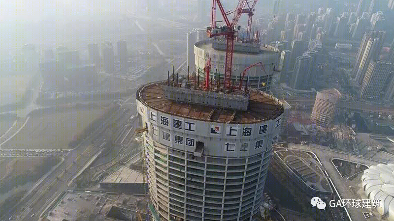 杭州"第一高度"地标建筑——杭州之门东塔