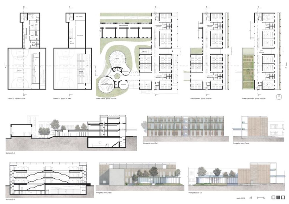 创新学校建筑设计 | 绿色环保，融入城市环境