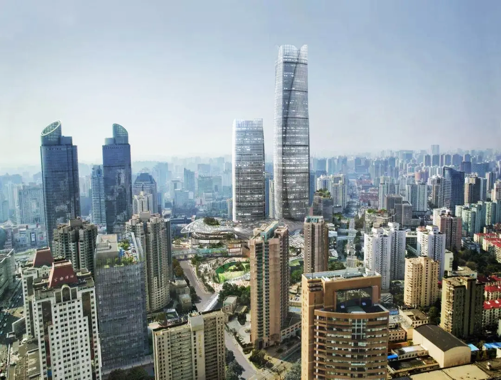 徐家汇中心 T1 塔楼竣工，现代设计风格成亮点
