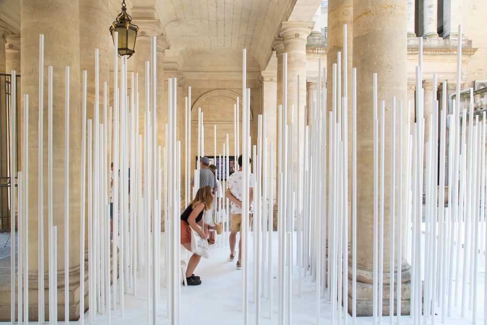“白柱森林”，情感体验装置 / ØNA Architecture