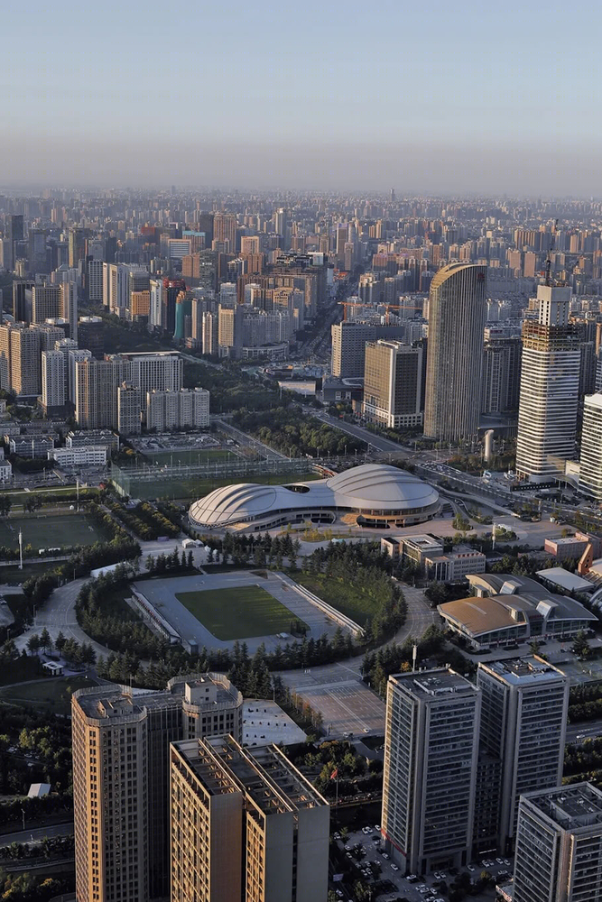 古都西安的现代体育地标——陕西奥体中心体育馆