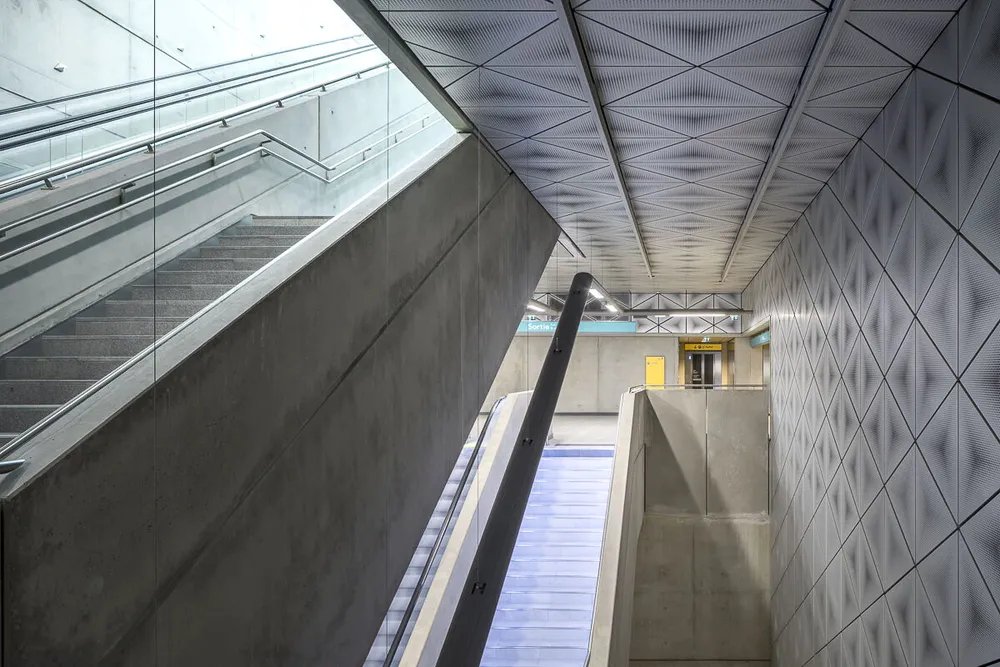 4 metro stations, line B in Rennes