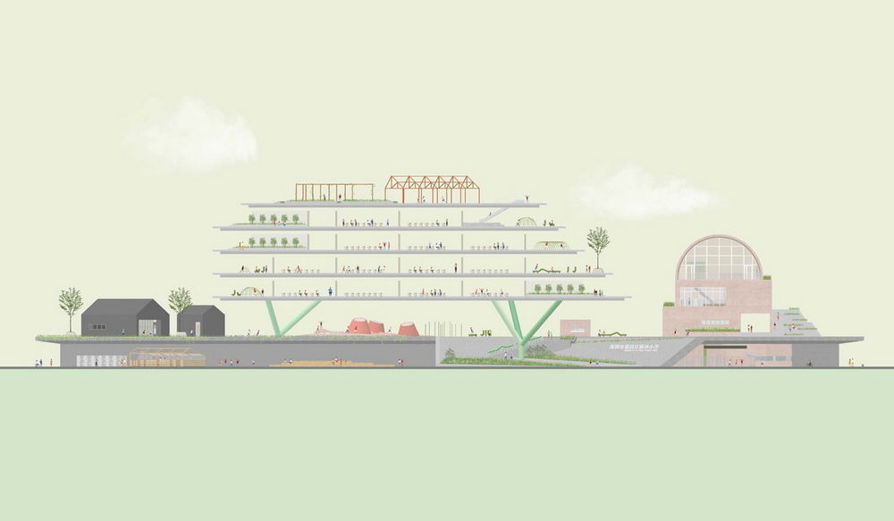 一十一建筑丨深圳福田新沙小学 建筑设计 丨中国深圳