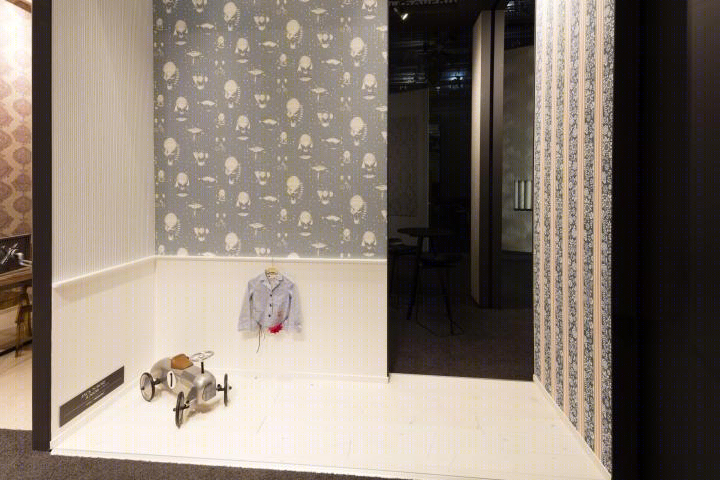 法兰克福展会上的 Grandeco 壁纸展厅 | Franken Standbouw 打造的真实家居空间