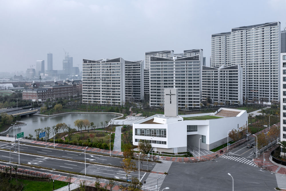 上海新 Bund 教堂 | 独特线性公园中的国际社区中心