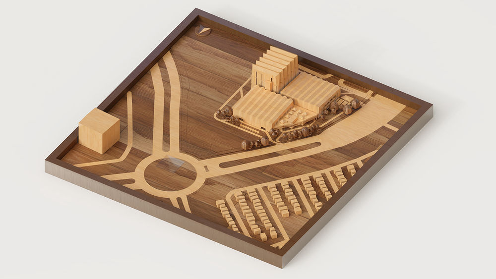 Gar/s Sport Center // maquette render (Studio Project)