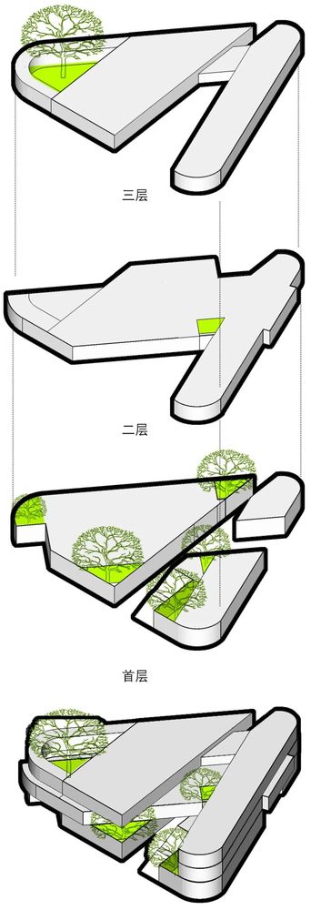 融入自然的岭南园林式学生服务中心