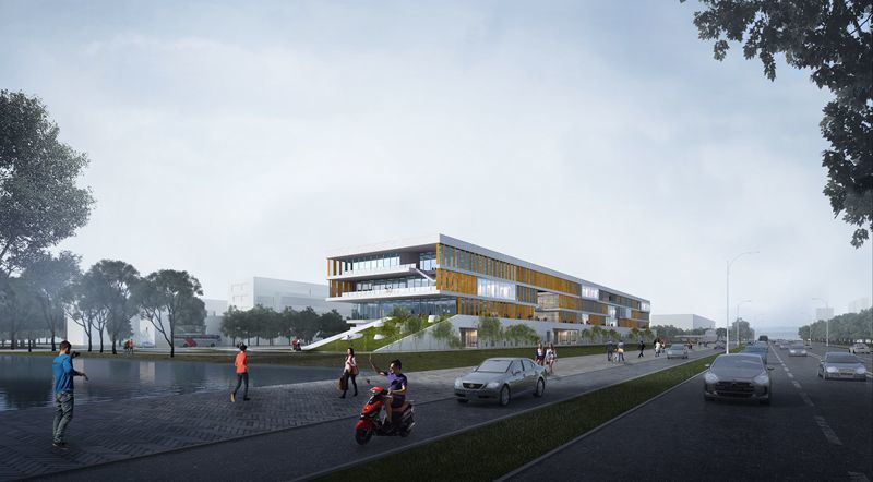 上海交通大学闵行校区智能大楼 | 超长体量科研实验建筑