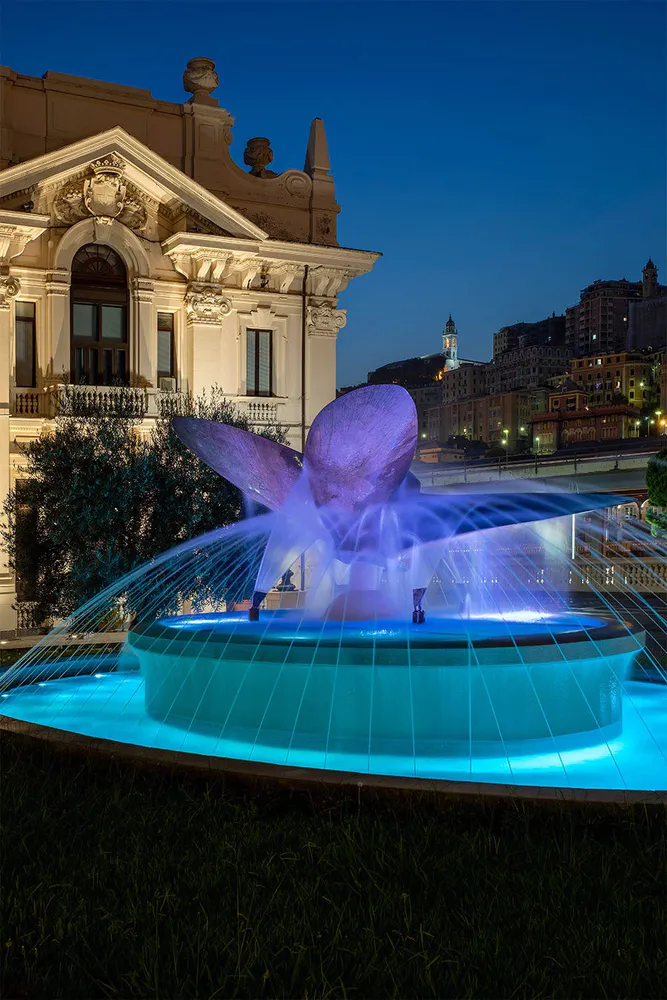 The maritime station in Genoa