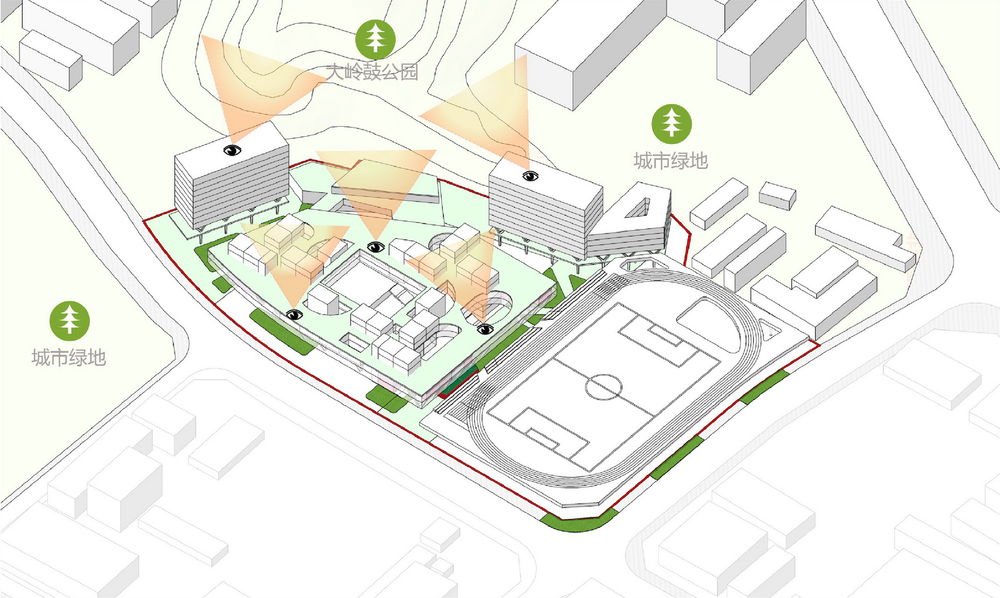HDD华都设计丨深圳市第三十三高级中学 建筑设计 丨中国深圳