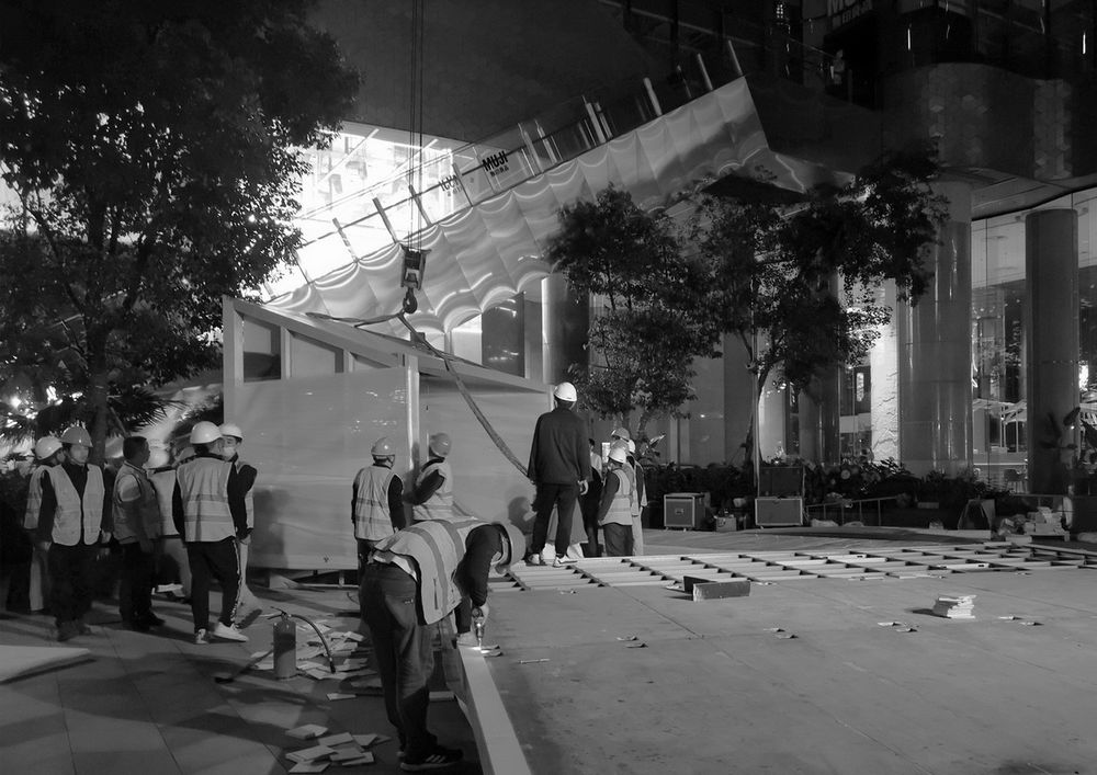 间筑设计丨间园 ：闹市中的空间装置设计 丨中国上海
