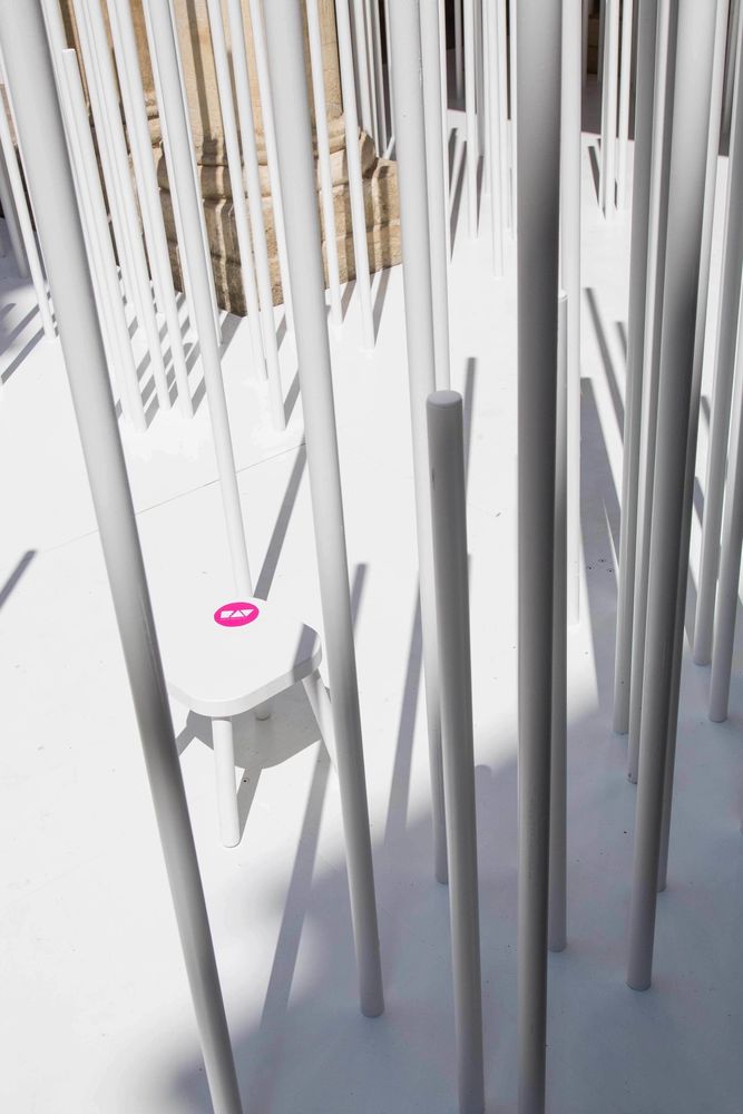 “白柱森林”，情感体验装置 / ØNA Architecture