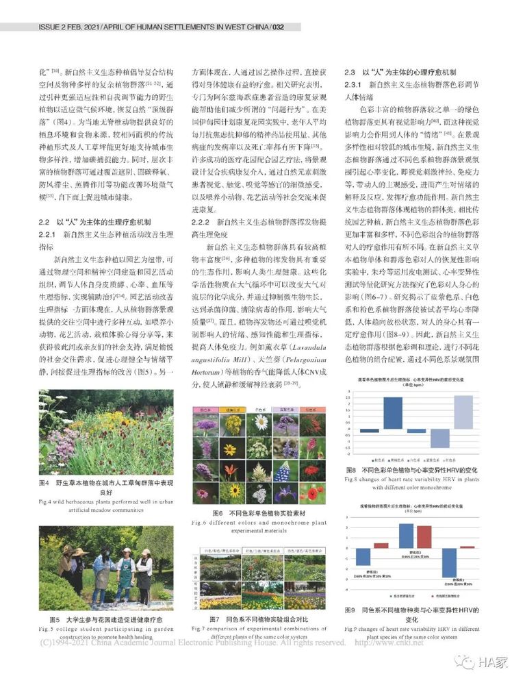 健康城市背景下的新自然主义生态种植疗愈功能框架研究