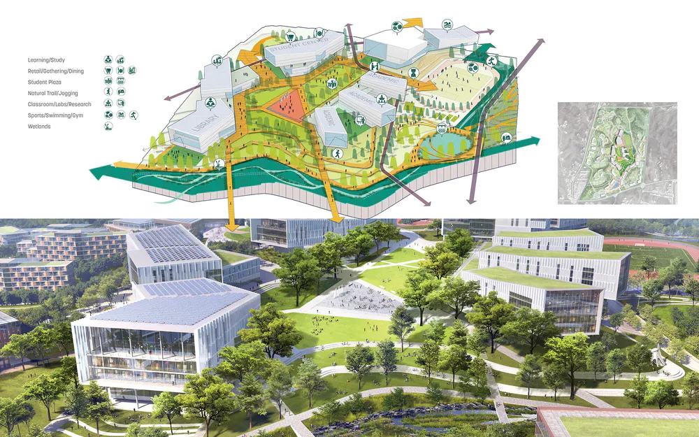 Xinyang University South Bay Campus Master Plan