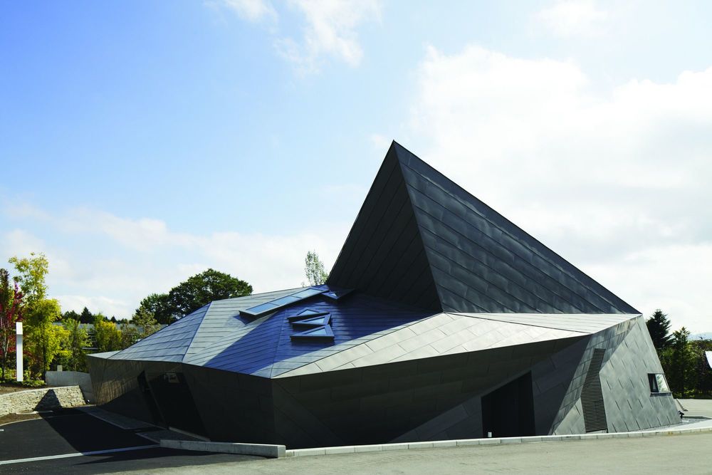 折纸艺术融入建筑设计 日本 Karuizawa 博物馆综合体