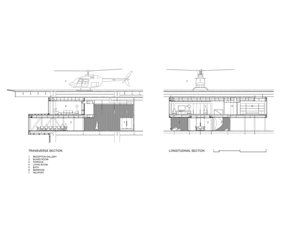 Helipad / André-Jacques Bodin, Héctor Coss Arquitectos, Tomas Janka, Undecorated