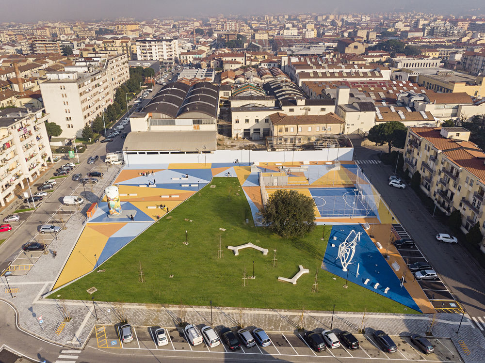 Playground MacroLotto Zero Prato / Ufficio Planificazione degli Spazi Pubblici del Comune di Prato