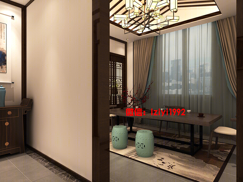 办公室中式风格