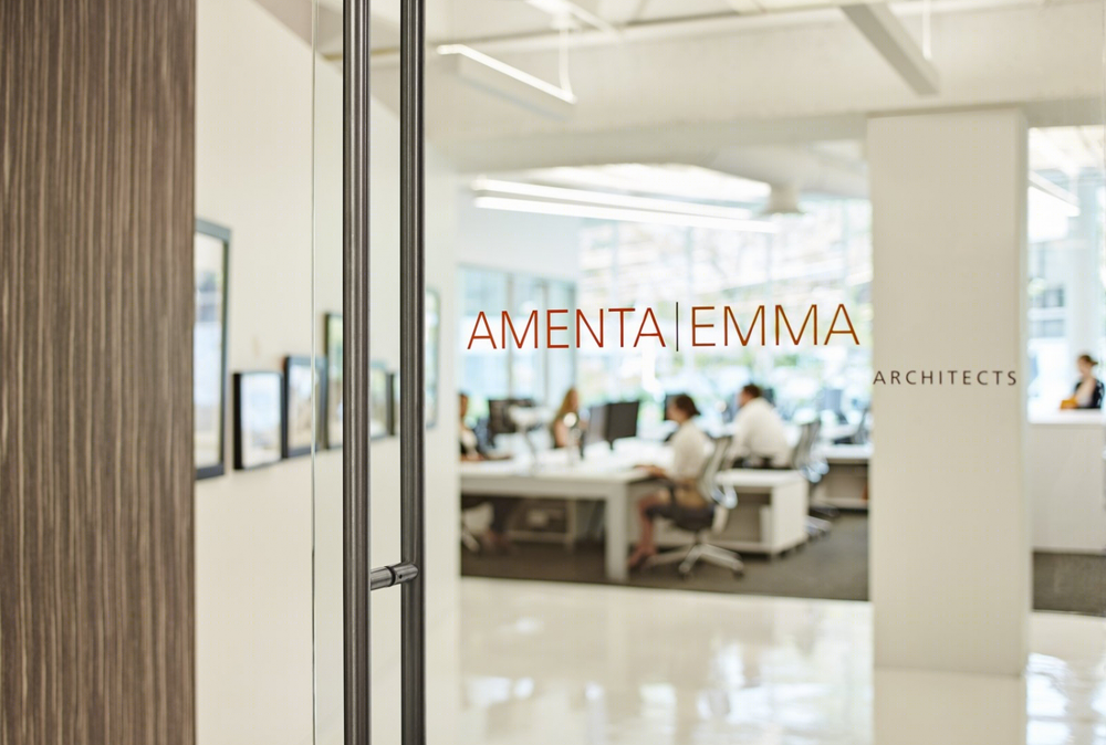 美国 Amenta Emma 建筑公司办公室 | 自然光与橙色创意空间