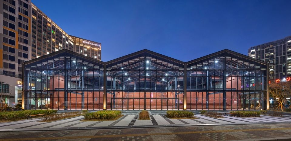 Millac 滨海市场，釜山 / LJL Architects + 2K1 Architecture，城市化与海景的完美融合