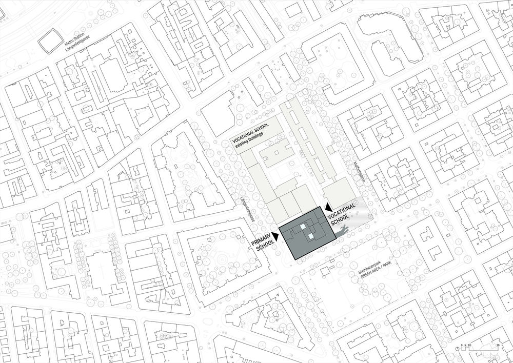 Längenfeldgasse Primary and Vocational School  / PPAG architects