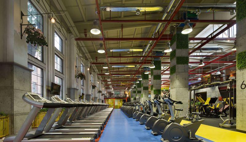 中健健身济南建设路店 | 复古工业风健身房设计