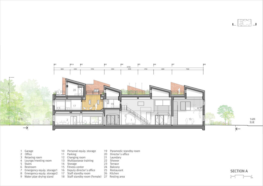 Gangil 119 Fire Station / OA-Lab