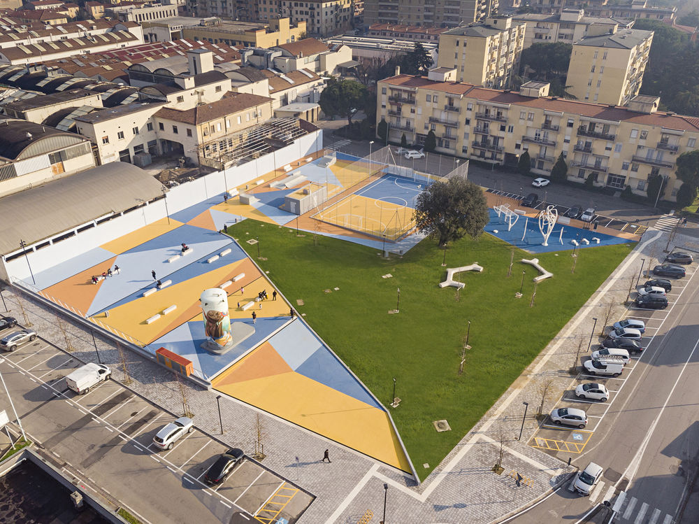 Playground MacroLotto Zero Prato / Ufficio Planificazione degli Spazi Pubblici del Comune di Prato