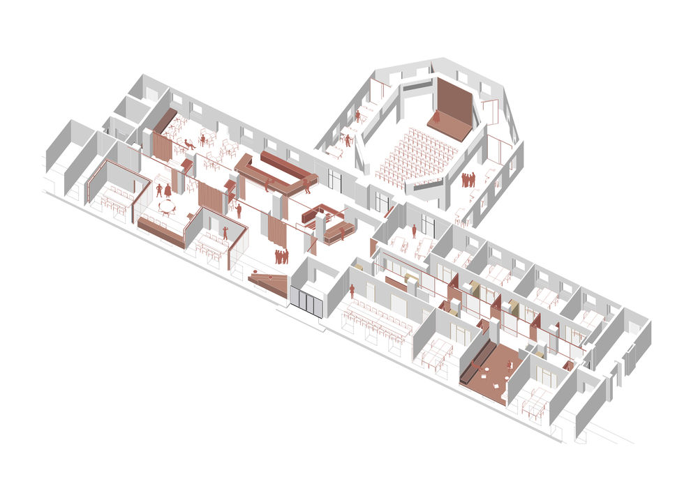 SPIELFELD Digital Hub / LXSY Architekten