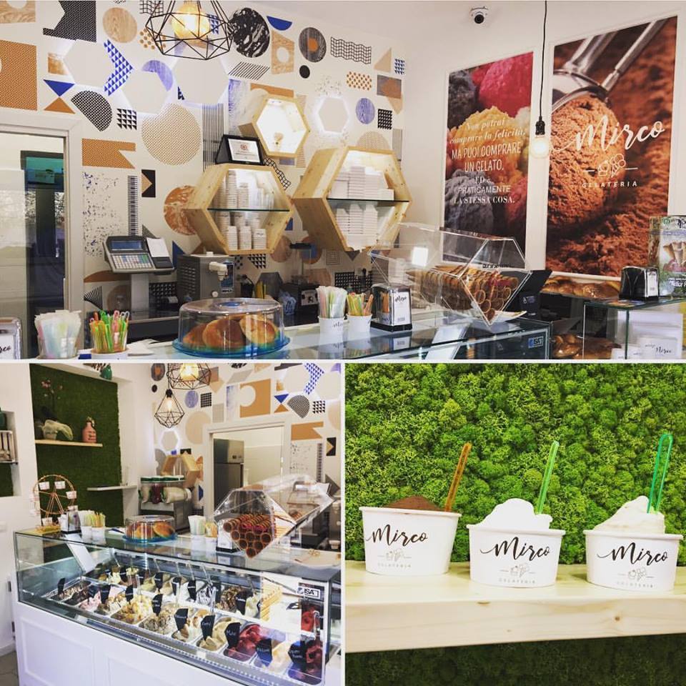 2017 年完成的 Micro Gelateria 冰淇淋店设计