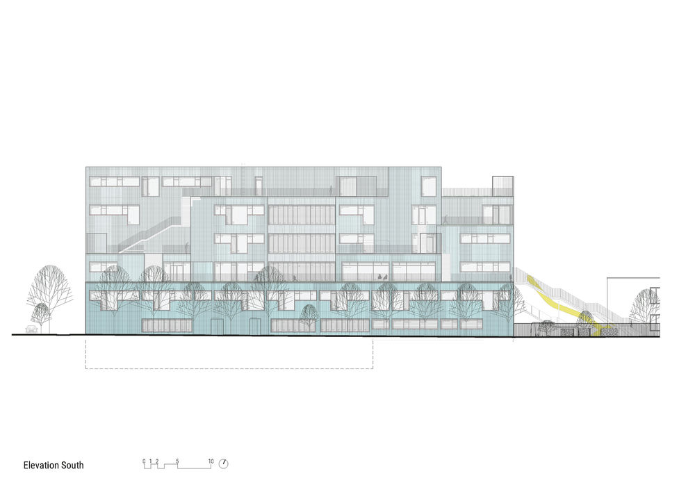 Längenfeldgasse Primary and Vocational School  / PPAG architects