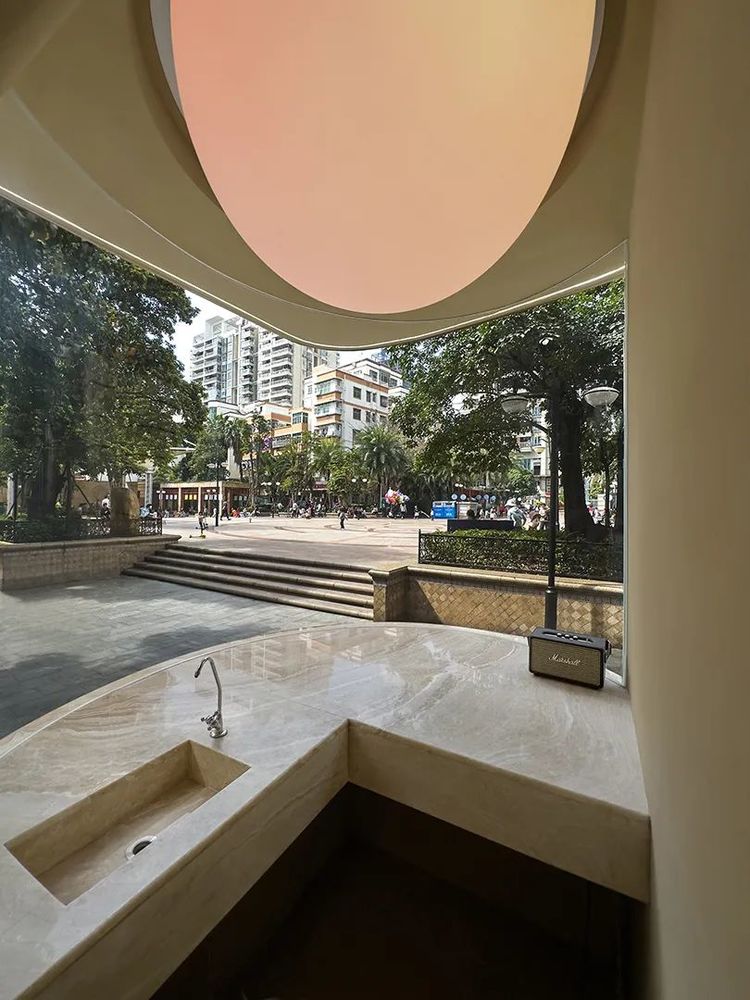 昭熹日法甜品工作室 | 弧形蛋糕吧台展现独特魅力
