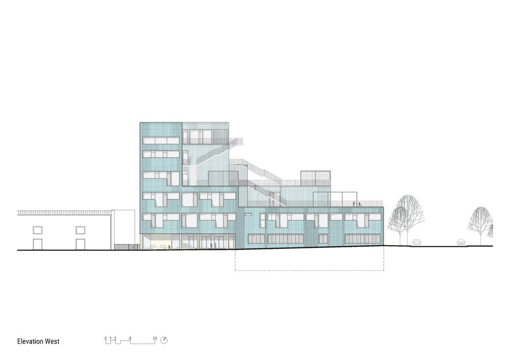 Längenfeldgasse Primary and Vocational School  / PPAG architects