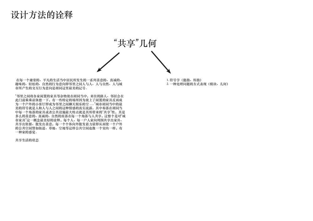 城市家具设计——&quot;共享&quot;几何之胡同家具